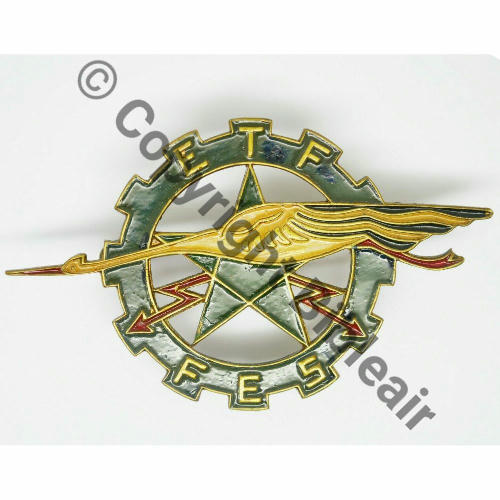 3216.EMGA  ECOLE TRANS FIL FES Peint  SM Bol fenetre Dos lisse CIG Chair Etoile et Roue vert fonce Src.entame 48EurInv 